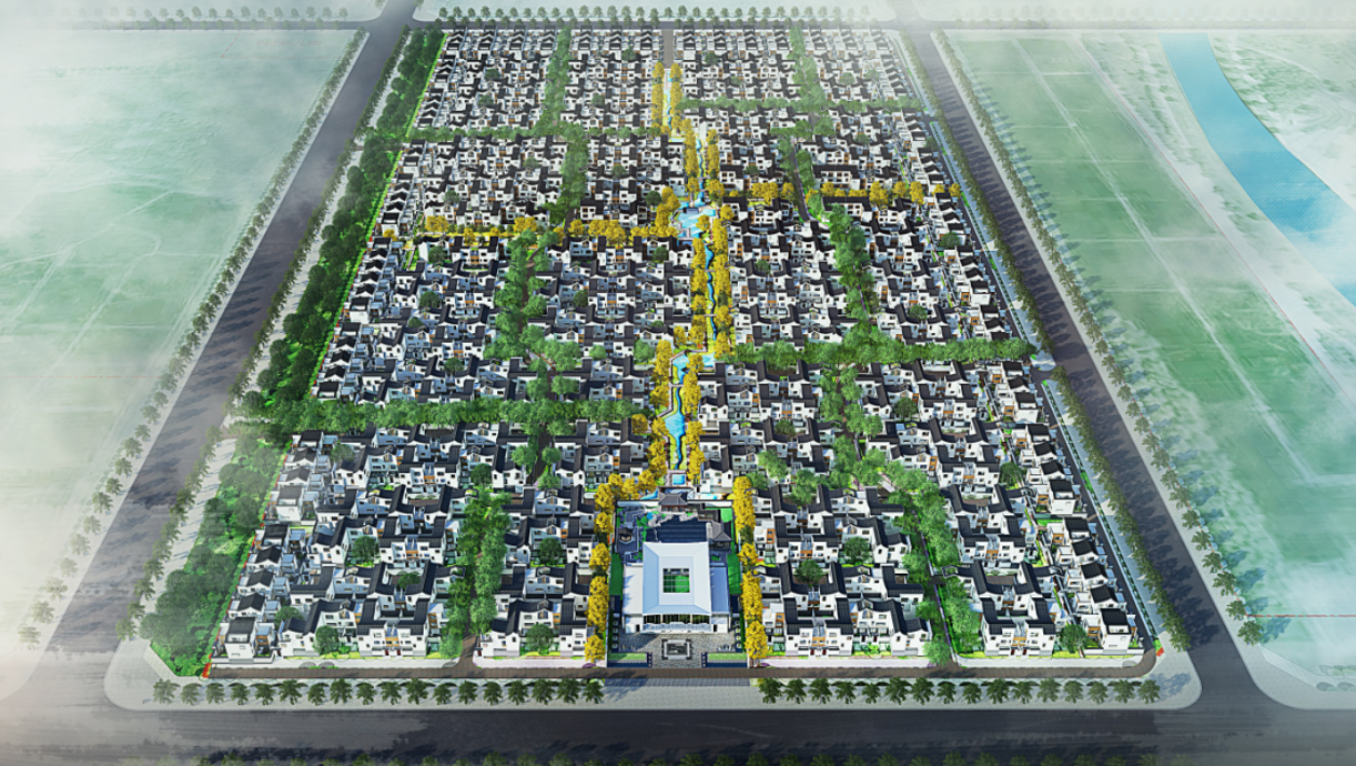 [辽宁]现代风格合院别墅建筑方案2021年