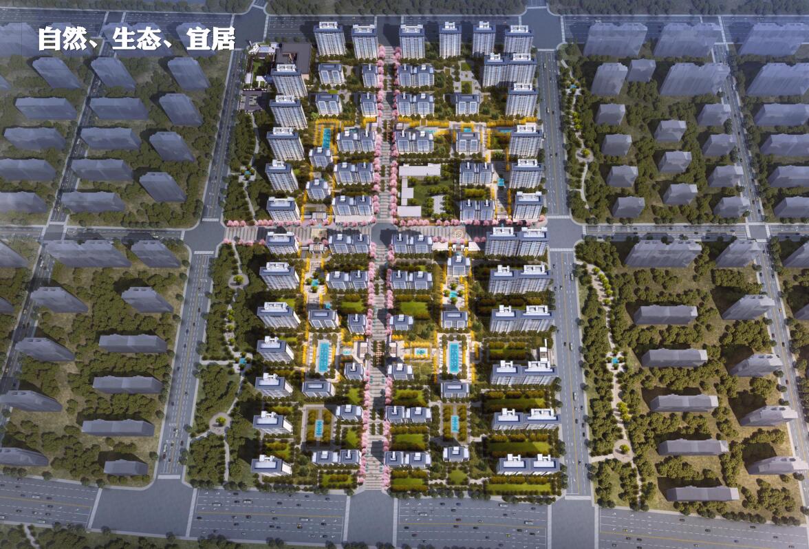 [河北]自然生态宜居住宅区建筑规划投标文本