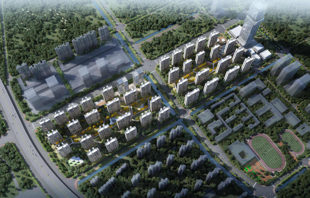[江苏]大型综合住宅288亩建筑规划方案2021