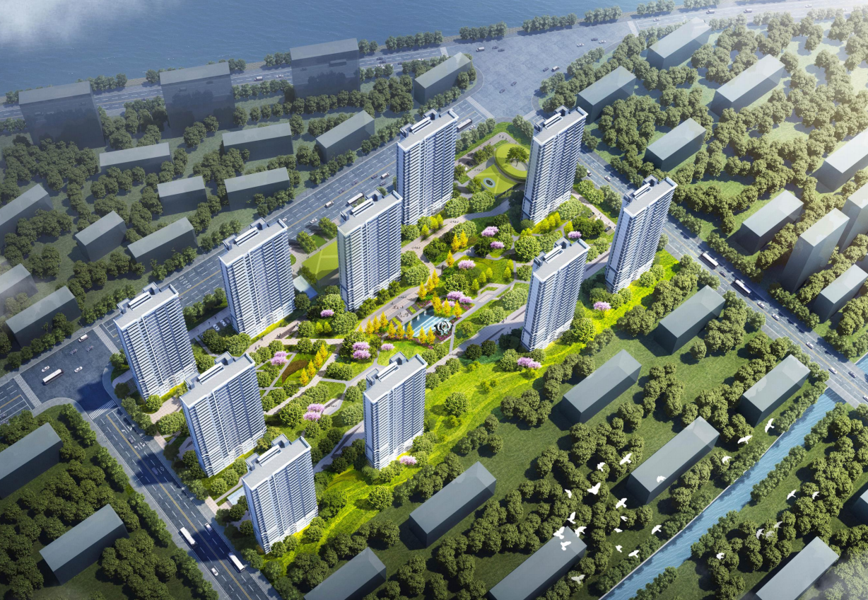 [山东]滨水现代轻奢高层+洋房住宅方案2022