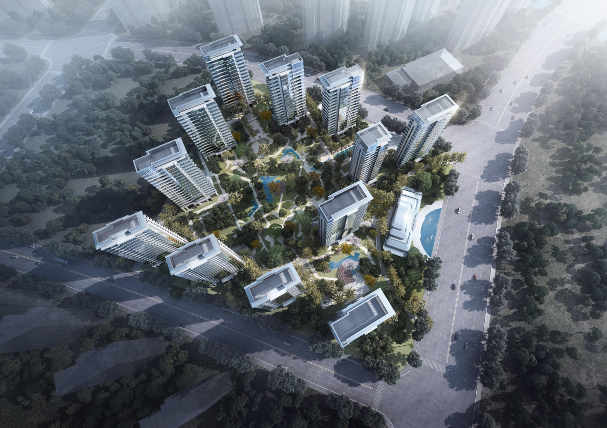 [江苏]滨江现代简约风高层豪宅住宅投标方案