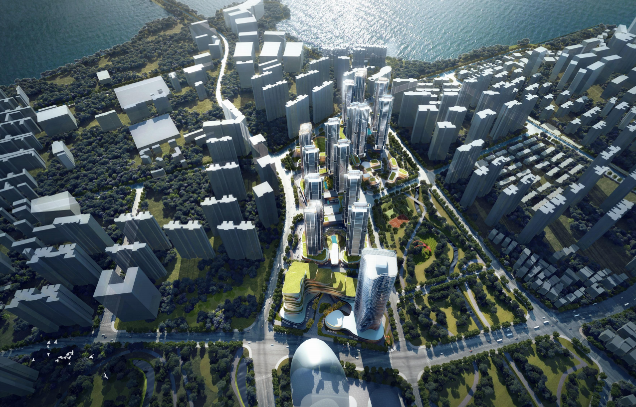 [重庆]滨江中央活动区豪宅住宅建筑方案2022