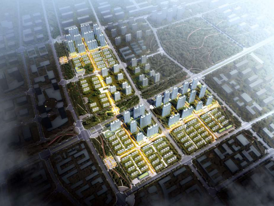 [湖北]现代人文休闲高层+叠墅居住建筑方案