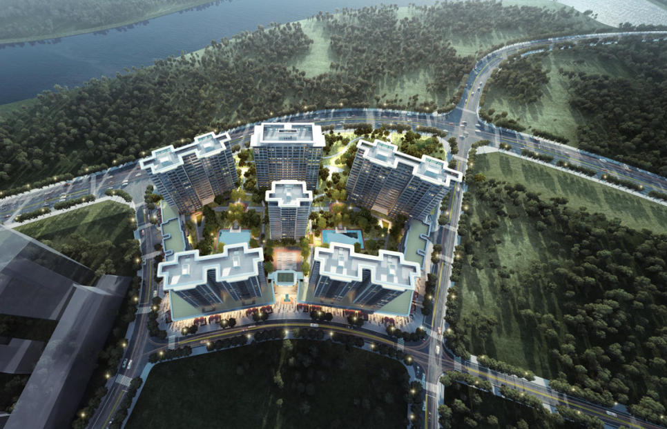 [四川]江景高层豪宅+商墅住宅投标方案2021