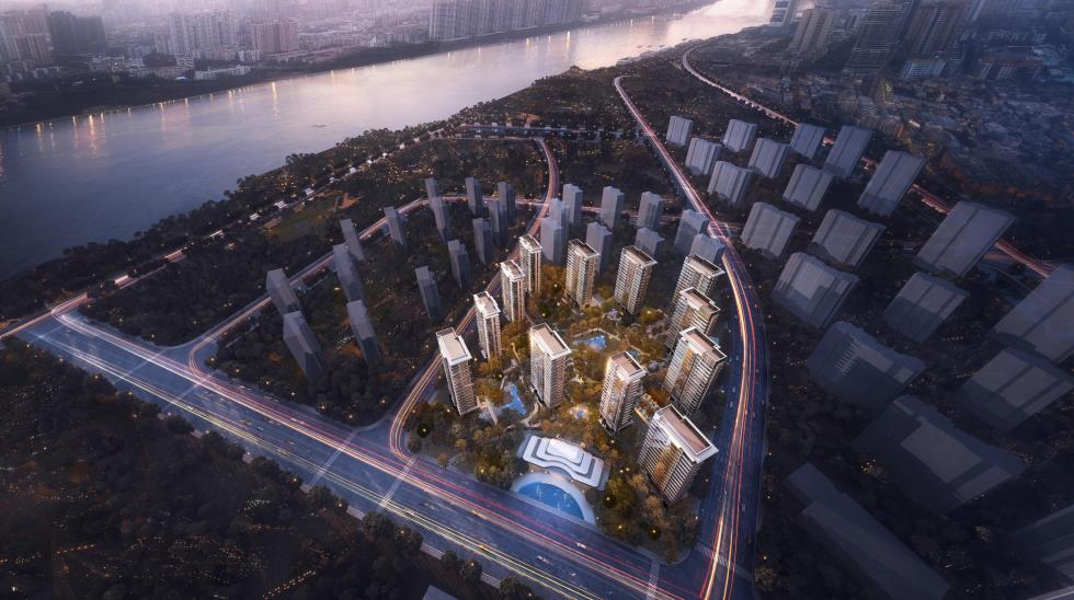 江苏滨江高层大平层豪宅居住区规划设计2021