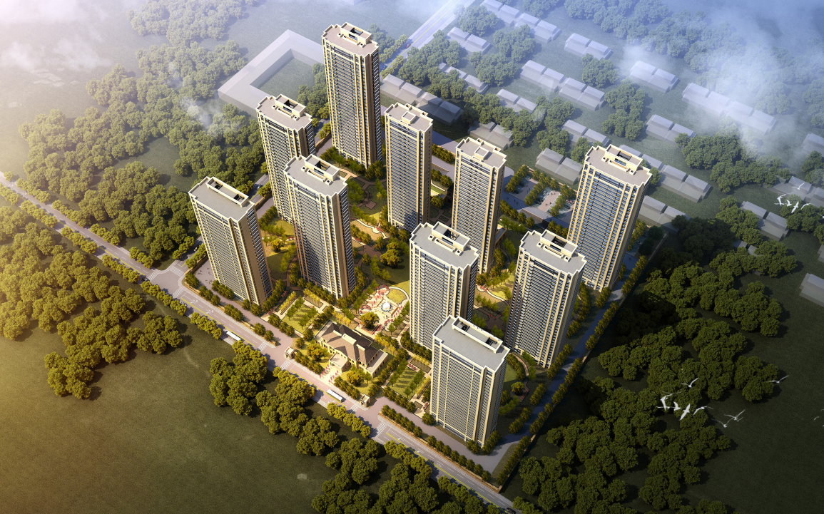 [河北] 北湖锦绣住宅小区建筑方案 CAD PDF