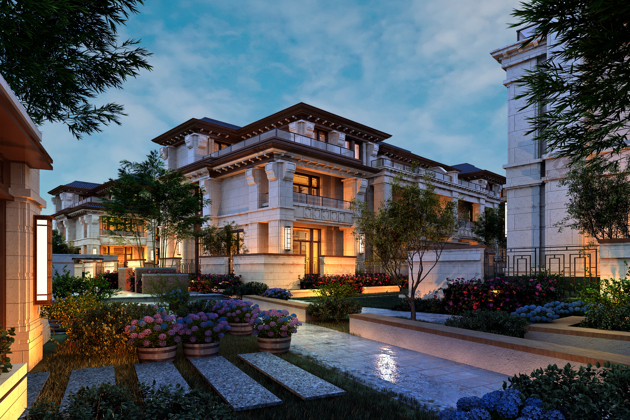 [安徽]淮南某地块山水宅邸住区设计文本+CAD