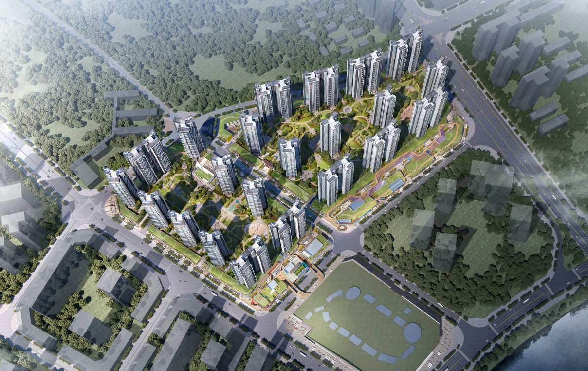 [广东] 广东河源某知名地产项目居住区方案
