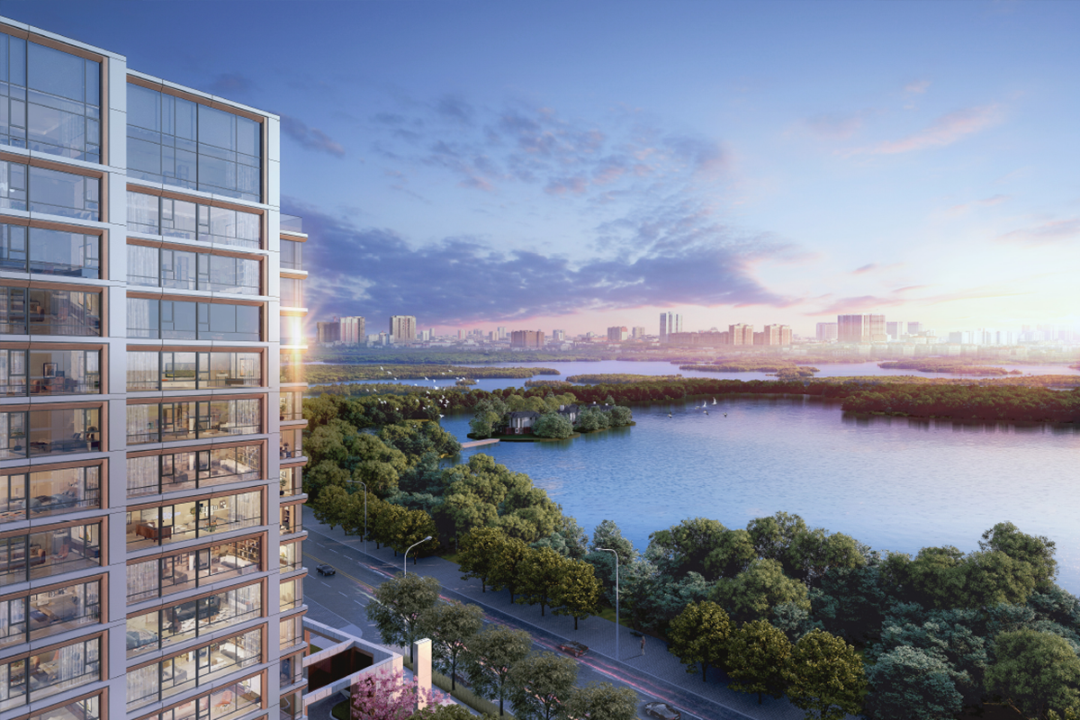 [陕西]西安未央湖项目现代高层+叠墅方案