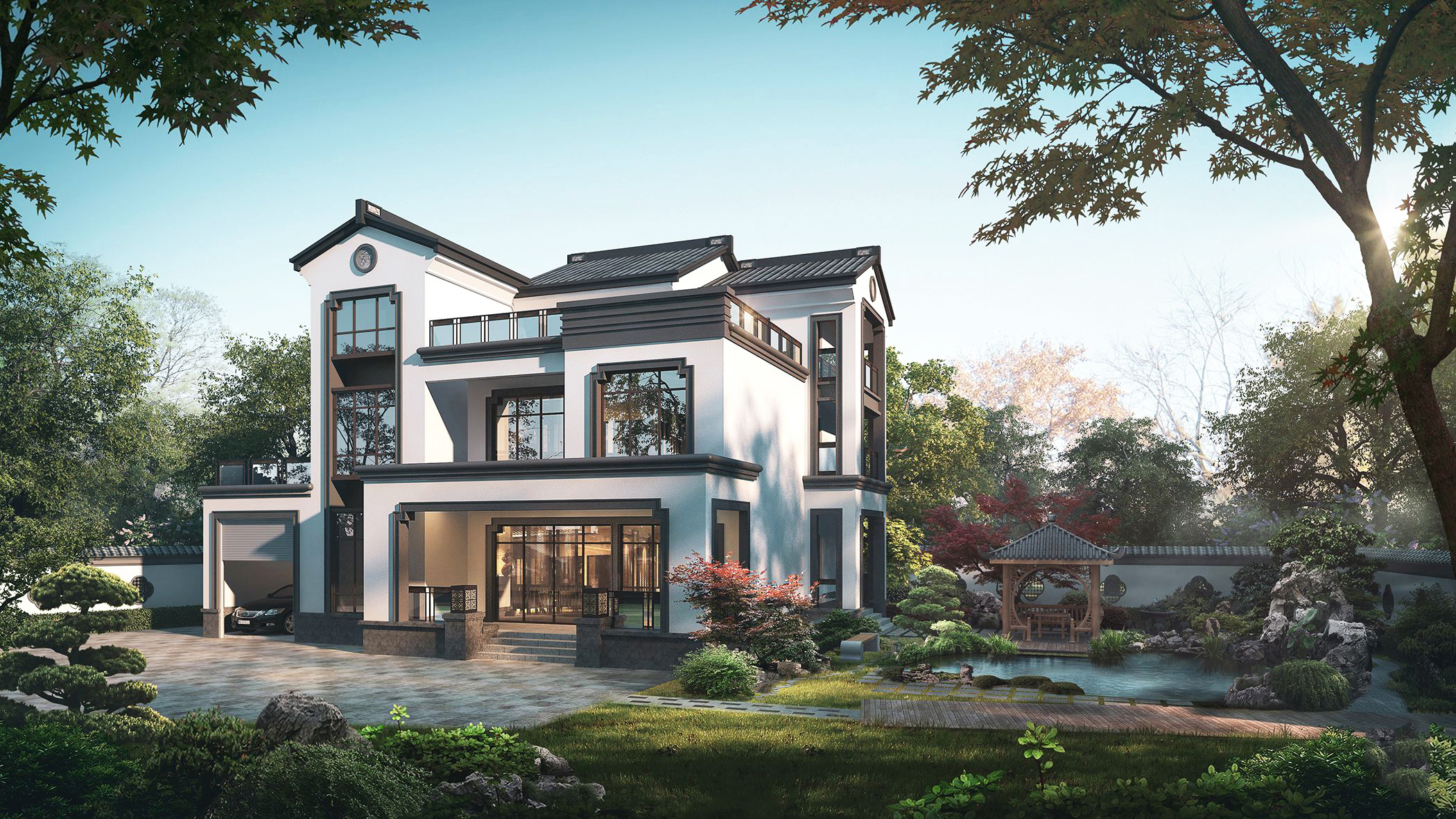 某独栋别墅SU模型合集（四）