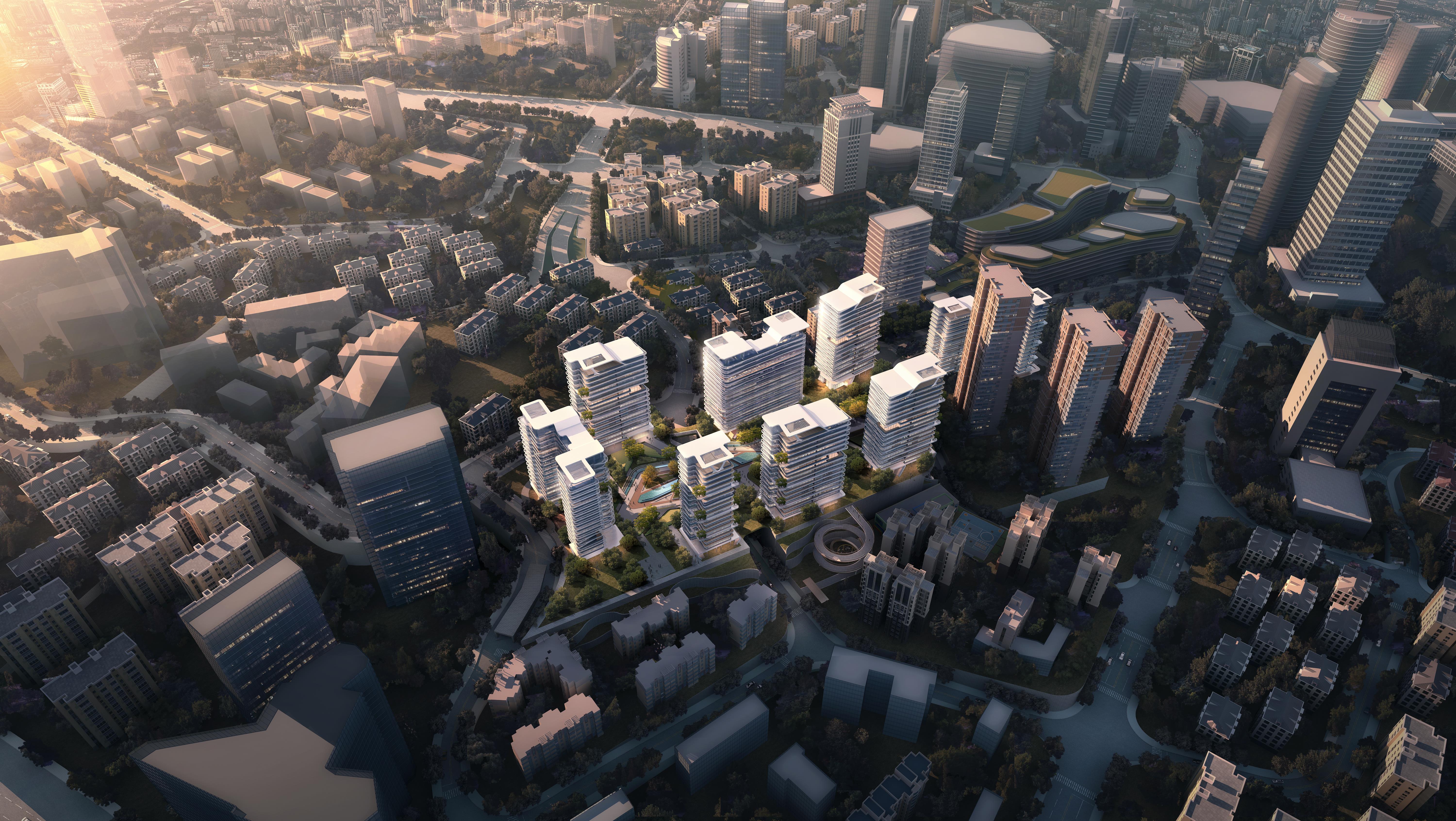 [重庆]观音桥地块住宅大平层建筑设计方案