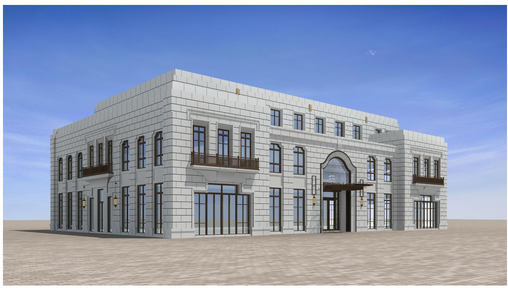 某新城住宅项目建筑设计SU模型+材料选型