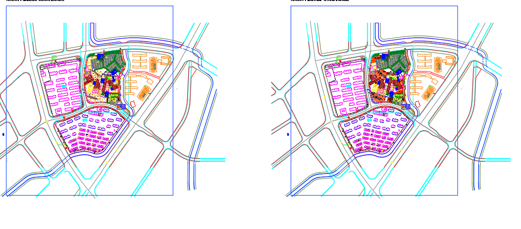 某城市古镇文旅规划项目CAD总图