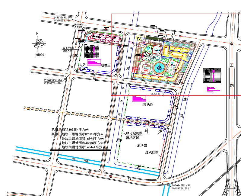 某居住区修规CAD详图合集+详细计算表（三）
