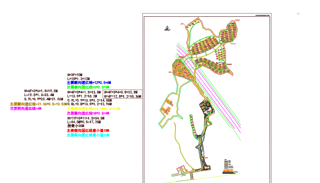 [上海] 某阳城商业+居住区修规总体设计CAD