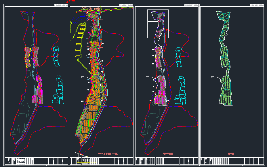 某城市高级居住区规划设计CAD图纸合集（一）