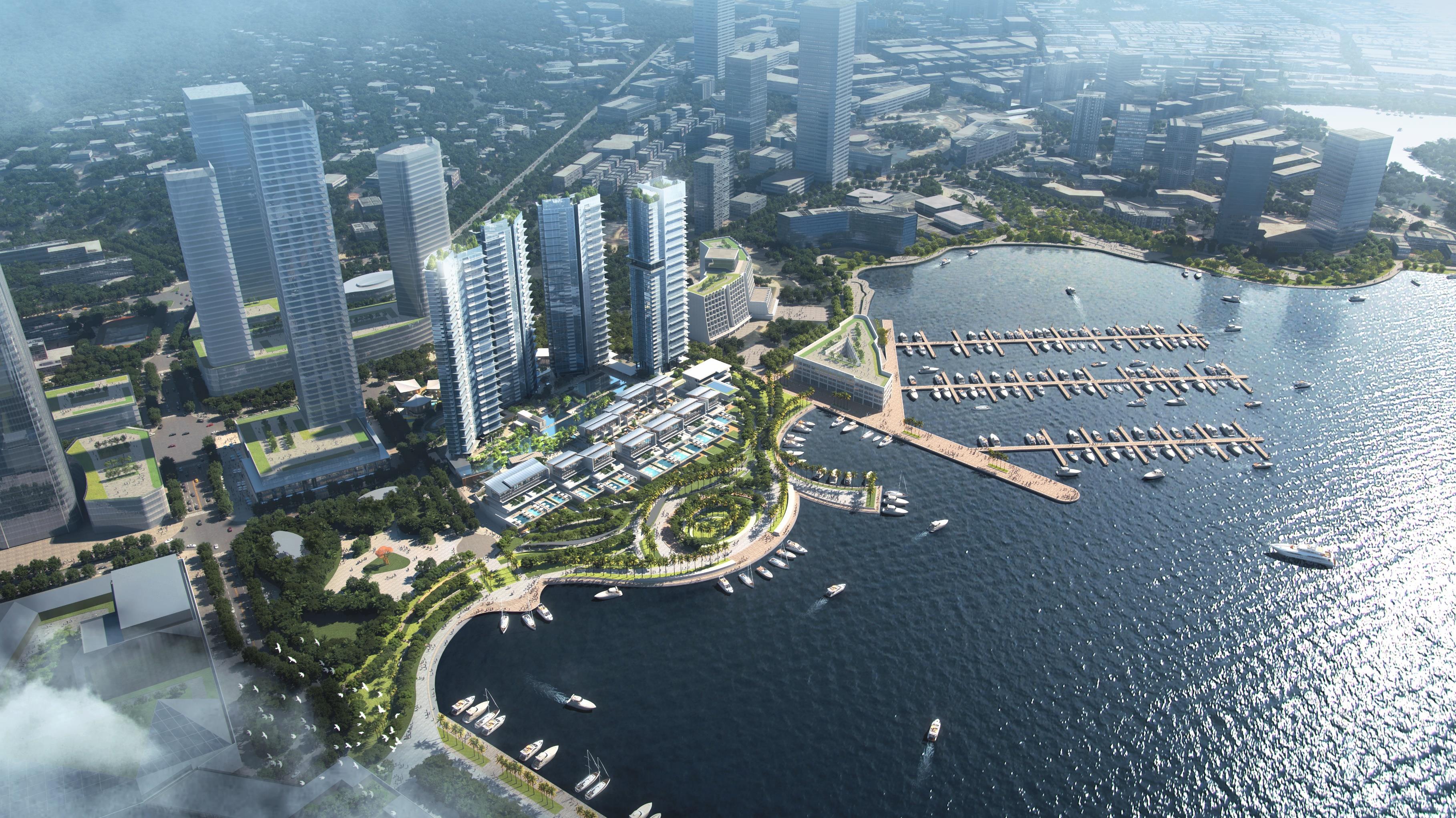 [广州] 海景现代豪宅大平层+别墅居住区规划