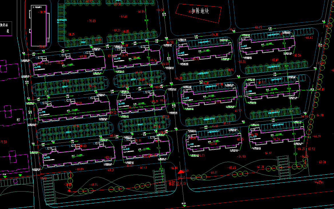 某还建社区的施工图纸
