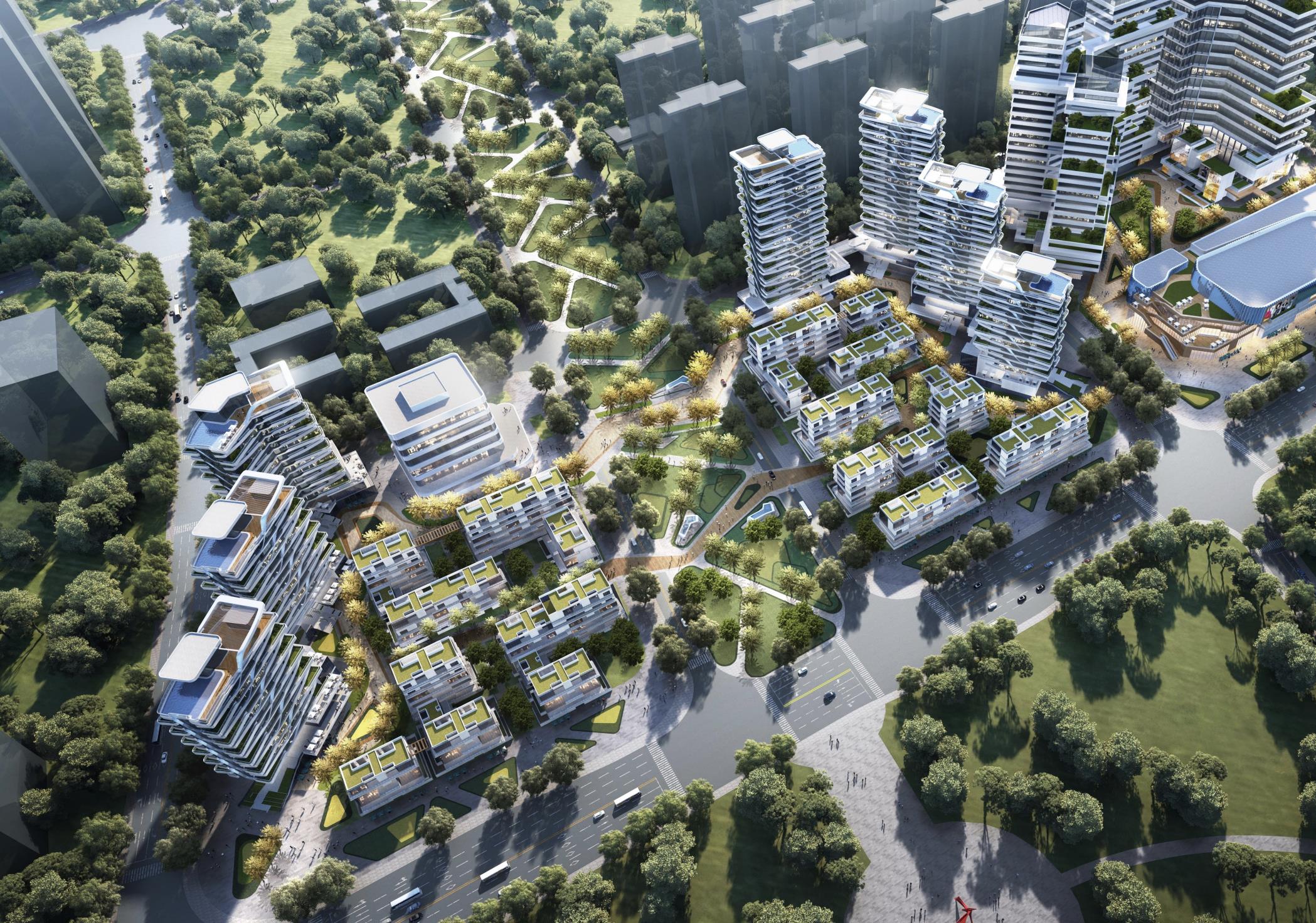 [湖南]第四代住宅+大平层+商墅建筑设计方案