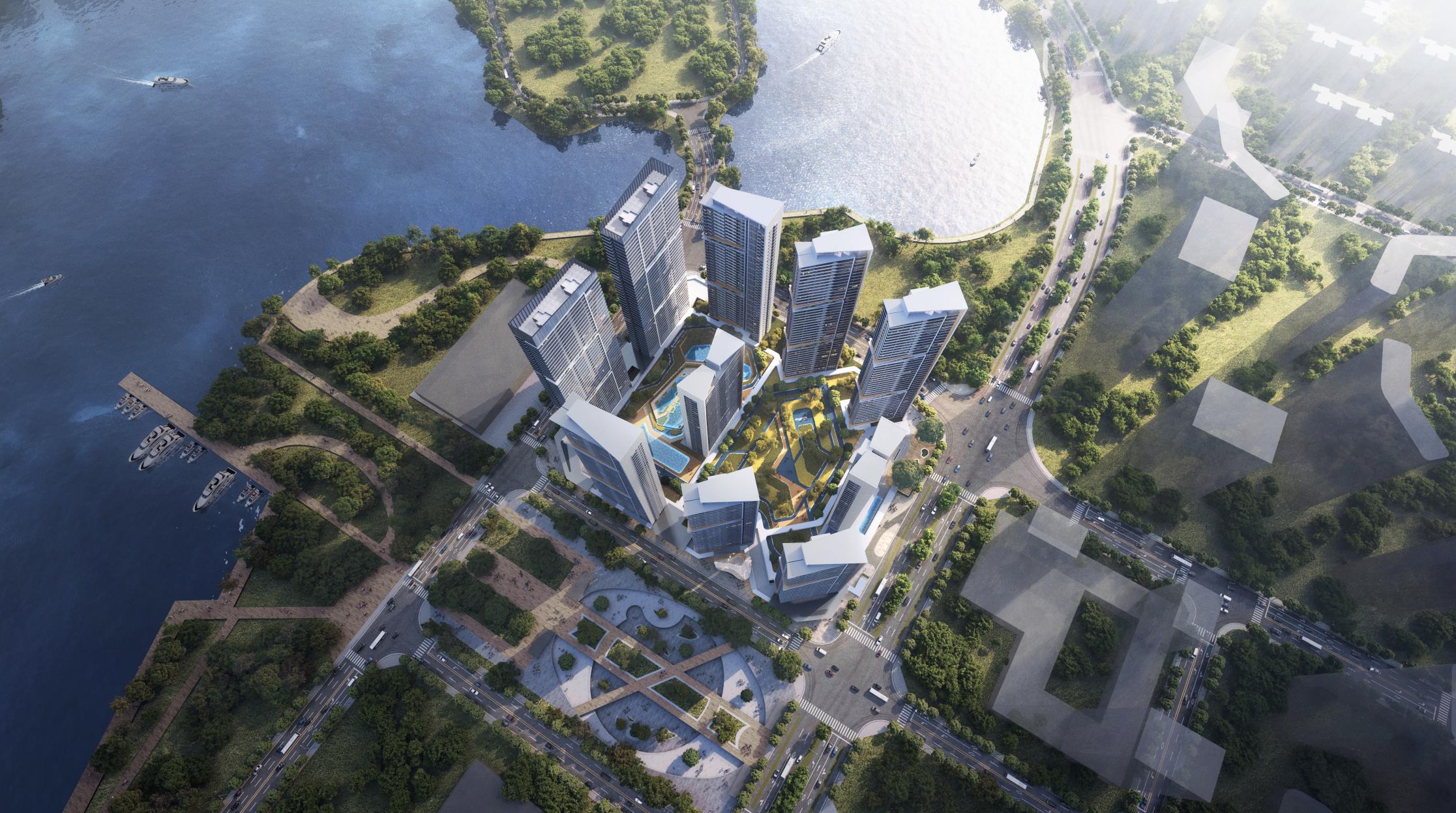 [厦门]超高层湖景豪宅中标方案2023