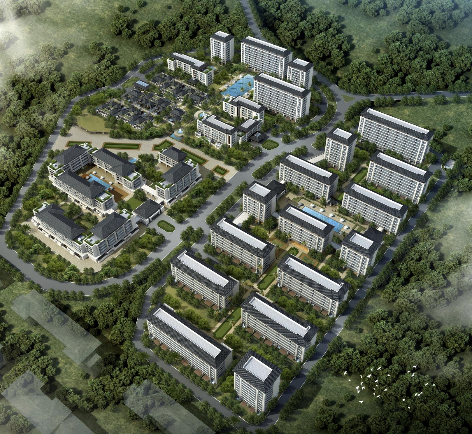 [三亚] 知名地产度假住宅小区方案及施工图