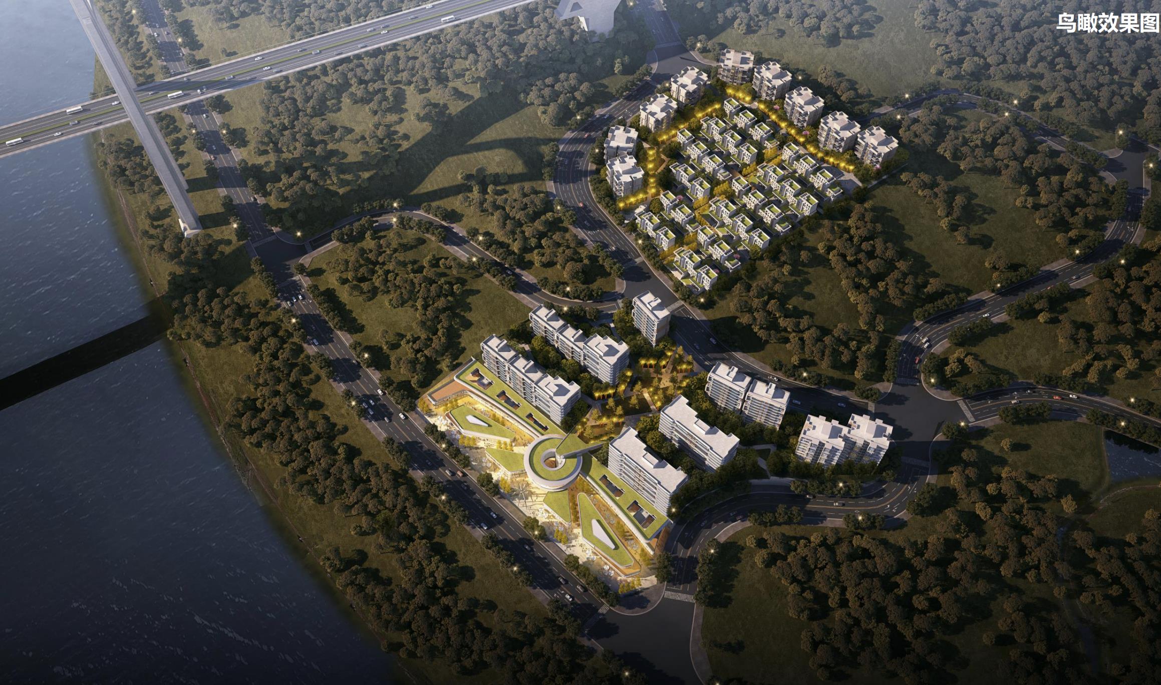 [重庆]山地叠拼+洋房+高层建筑设计方案二