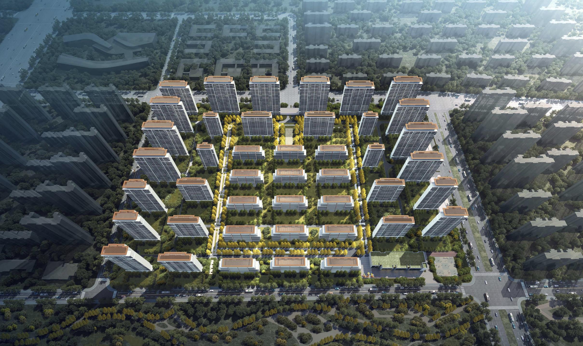 [陕西] 创新叠墅+高层建筑设计方案2023