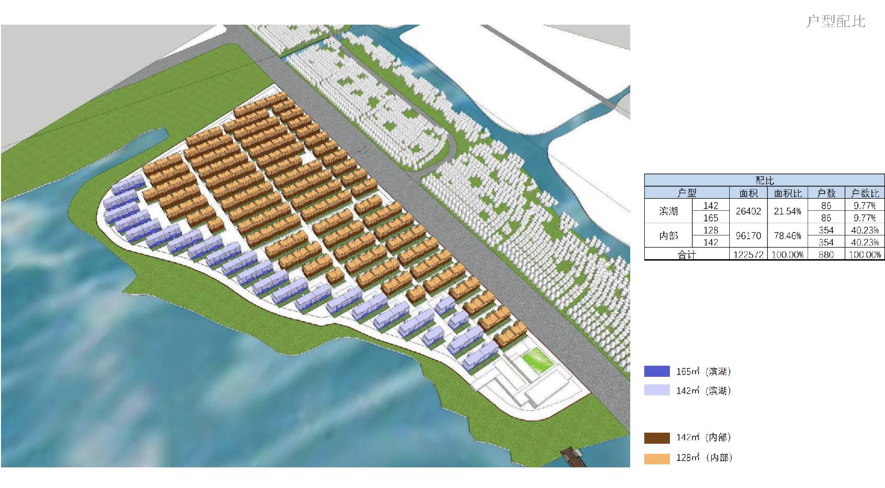 [江苏]知名地产湖景叠拼别墅投标方案（六）