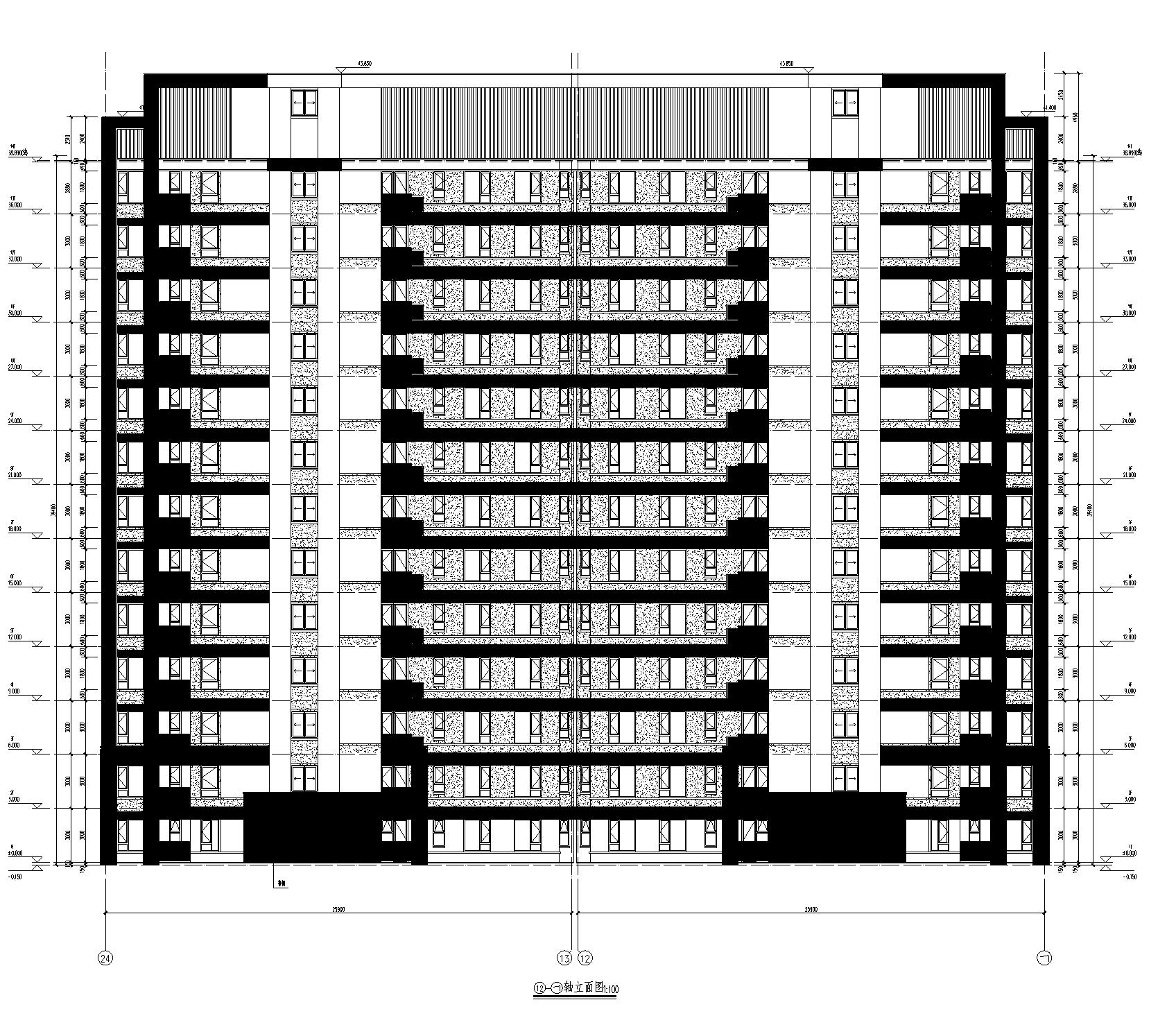 [成都]高层住宅及商业建筑施工图