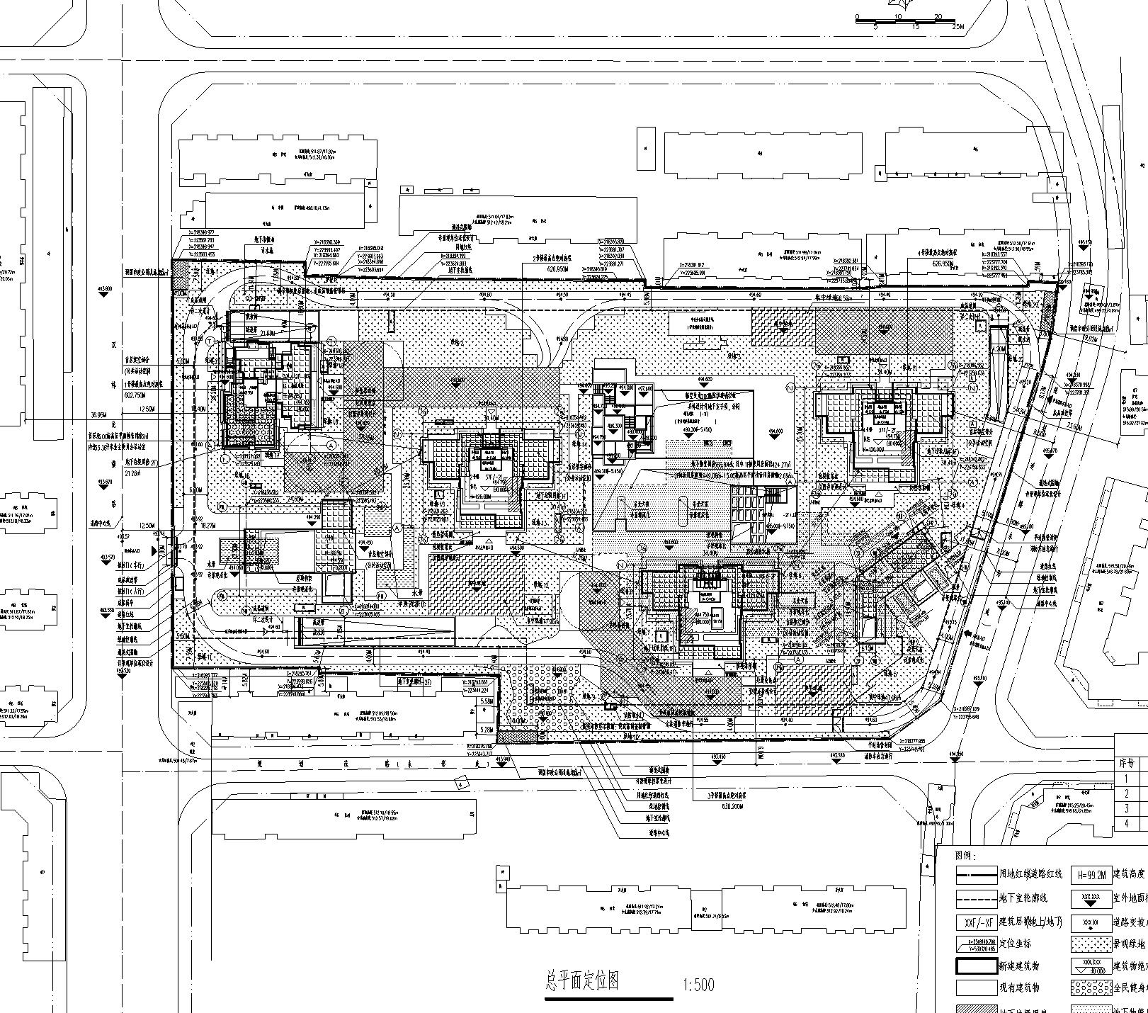 [成都]超高层住宅及配套设施建筑施工图
