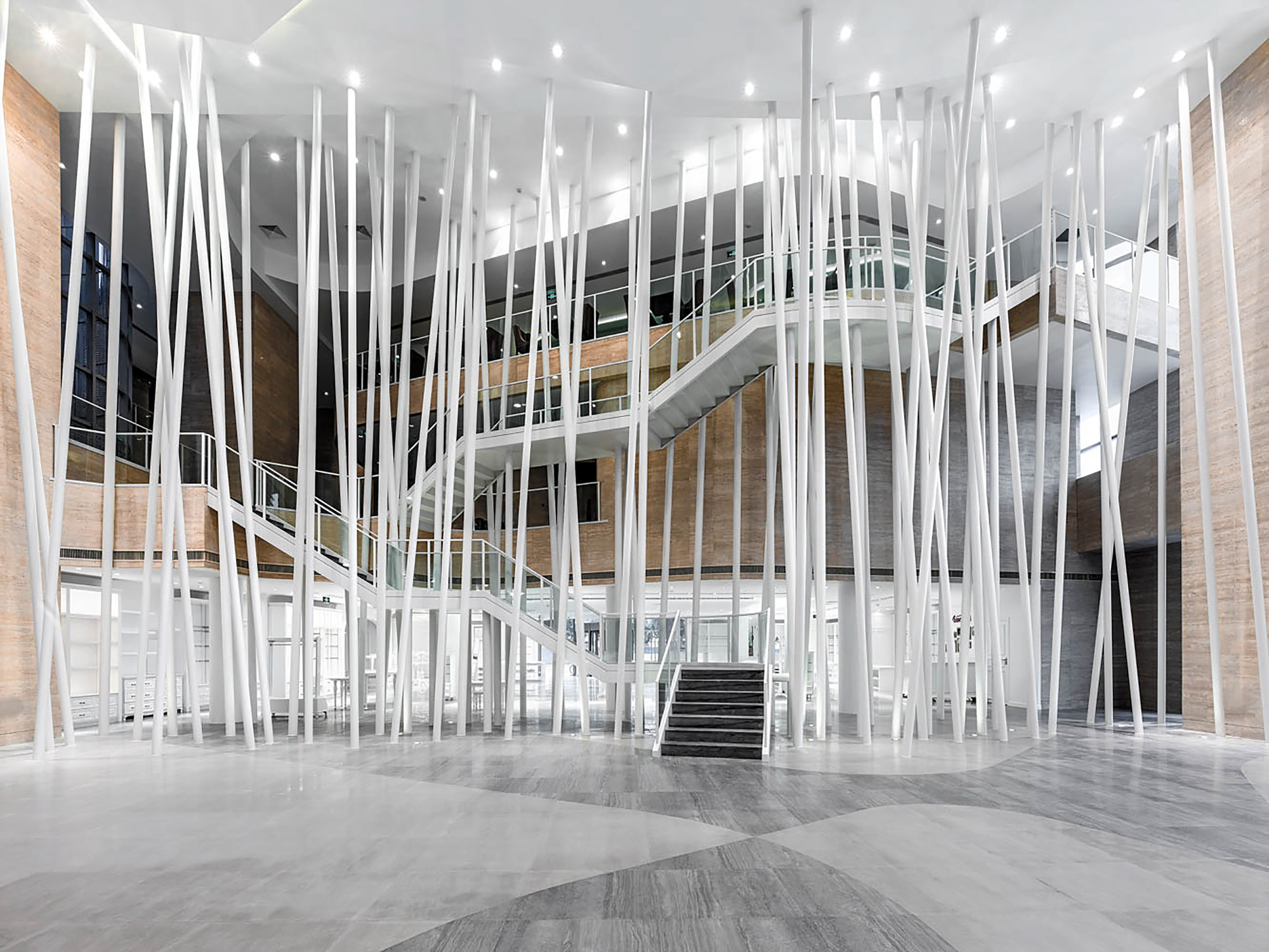 北京爱慕时尚工厂内部大厅实景图-北京爱慕时尚工厂第23张图片