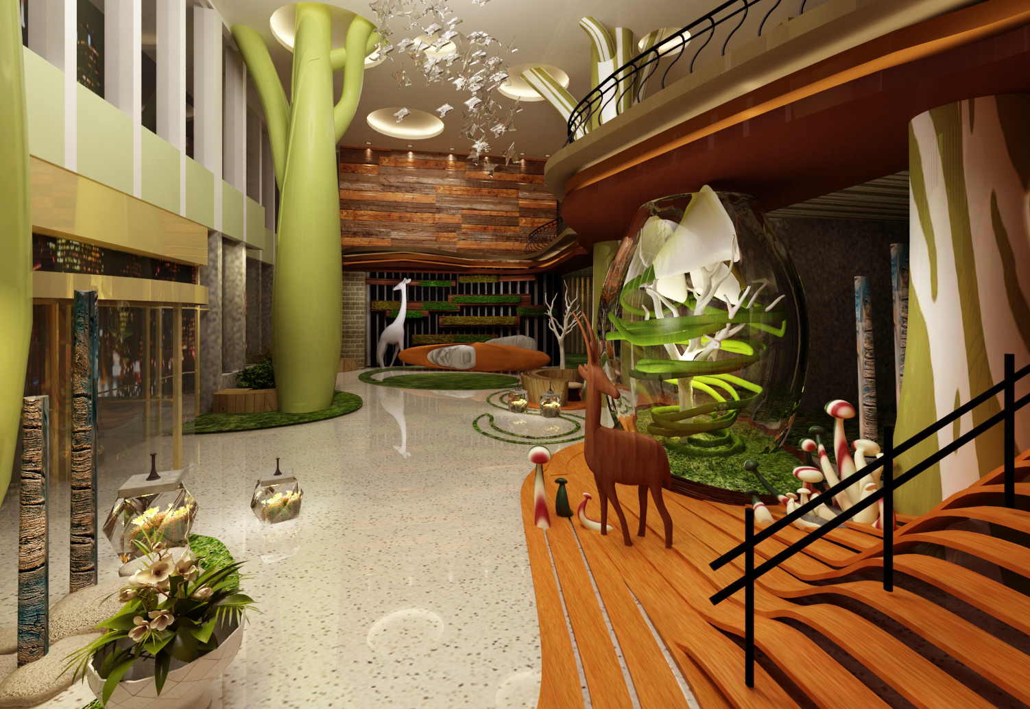 [分享]绿野仙踪—童话森林主题酒店设计