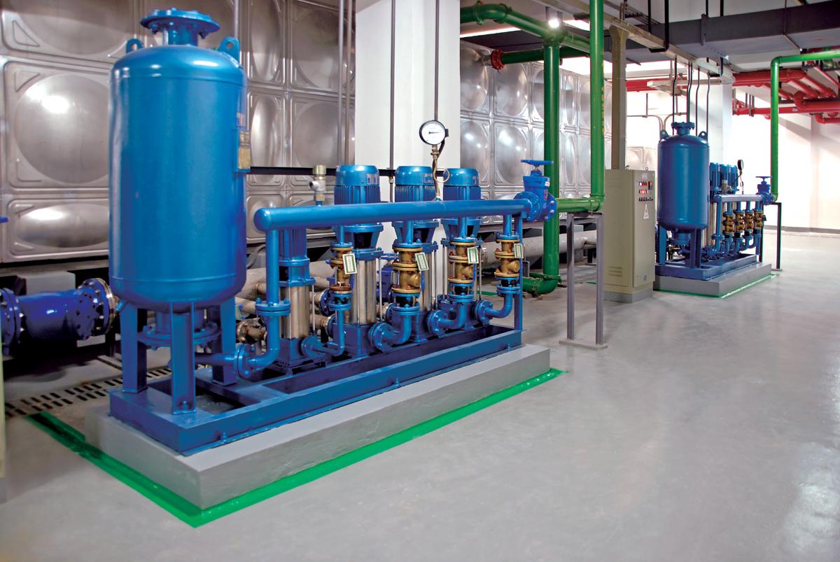 水,暖,卫节点-水泵房设备安装平整,运行平稳,第180张图片