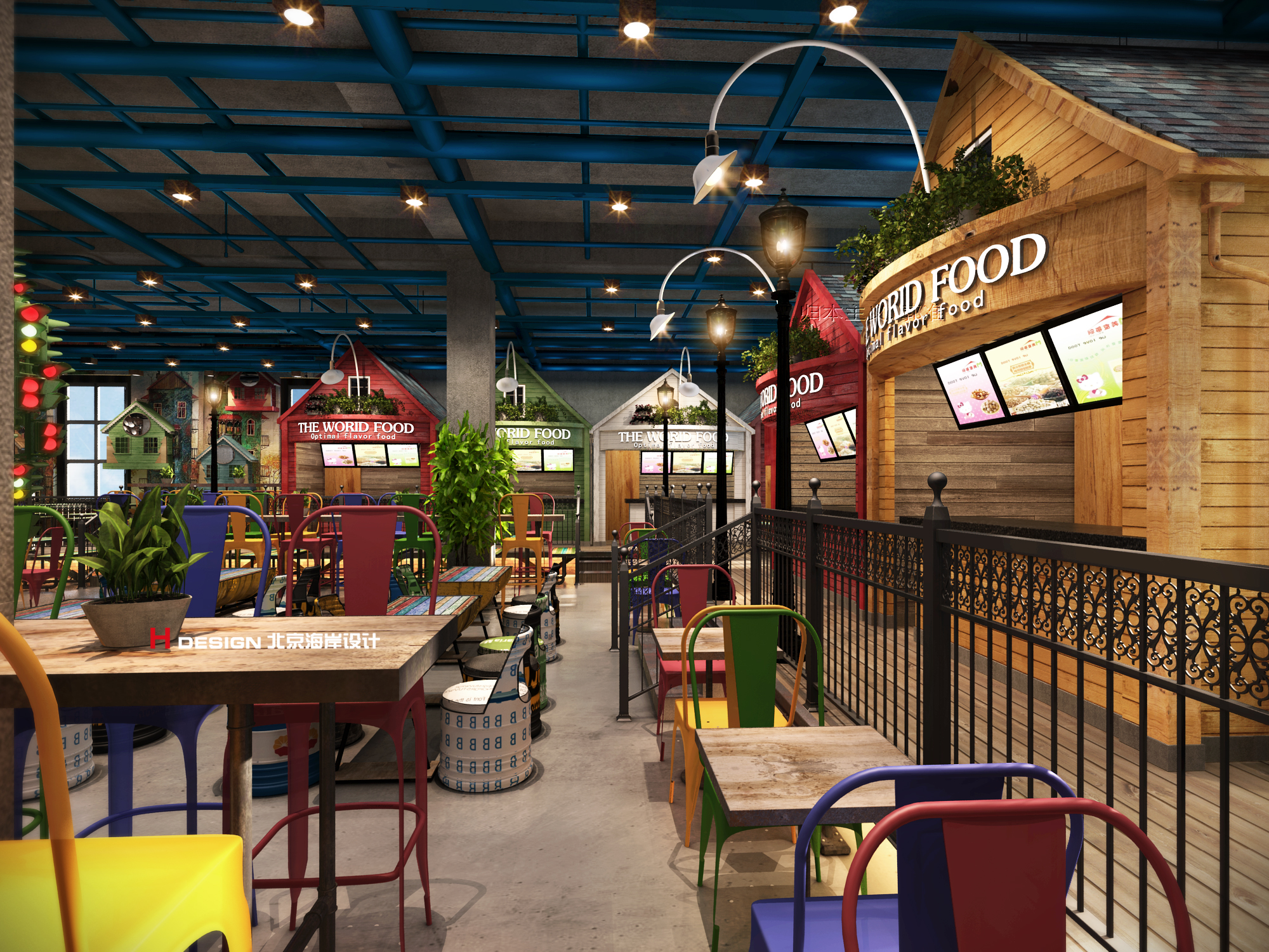 [分享]郭准先生---呼市美食城设计方案.