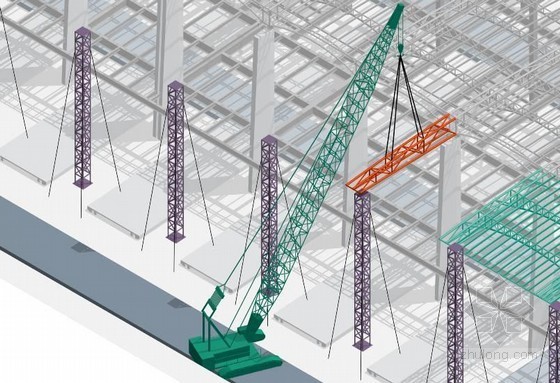 建筑工程钢结构标准化施工全过程照片集锦_30