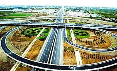 [分享]北京最大立交桥将通车 最美立交桥完成绿化(图)