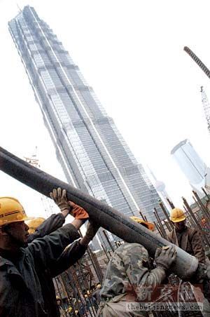 上海环球金融中心建筑设计资料下载-世界净高第一楼上海环球金融中心全面开工 