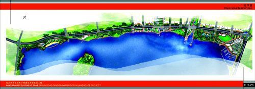 游艇码头公园设计图资料下载-3亿元打造唐岛湾滨海公园 七大功能区2006年完工