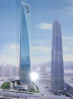 上海金融集团资料下载-上海寰球金融广场的设计与施工