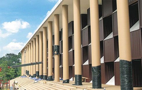 未建成建筑方案资料下载-韩国首个纸建筑物问世 未使用任何水泥材料