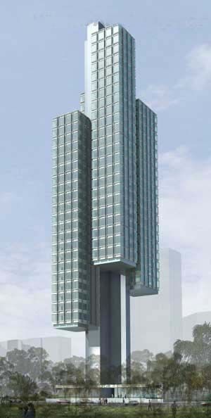 新加坡住宅楼cad资料下载-OMA设计在新加坡的第一个项目——153米高的“悬浮”住宅楼