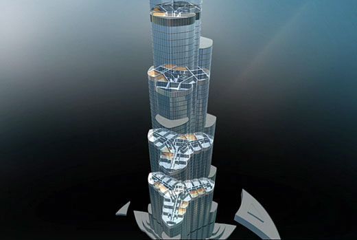 摩天楼式建筑设计资料下载-亚洲竞赛“超级摩天楼”(二)   