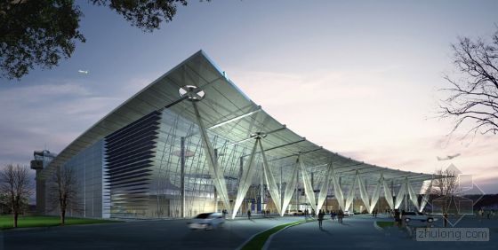 户外建筑效果图资料下载-户外广场建筑效果图设计欣赏