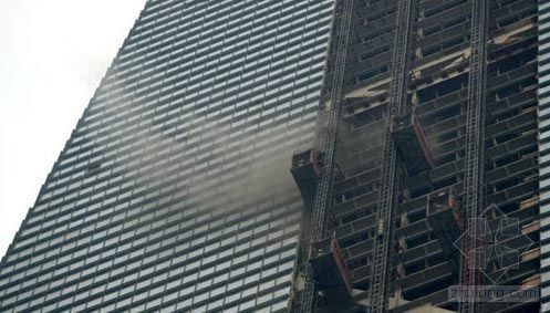 上海环球金融中心大厦图纸资料下载-上海环球金融中心在建工程失火已被扑灭