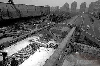 铁路跨越示意图资料下载-京津城际铁路跨越三环
