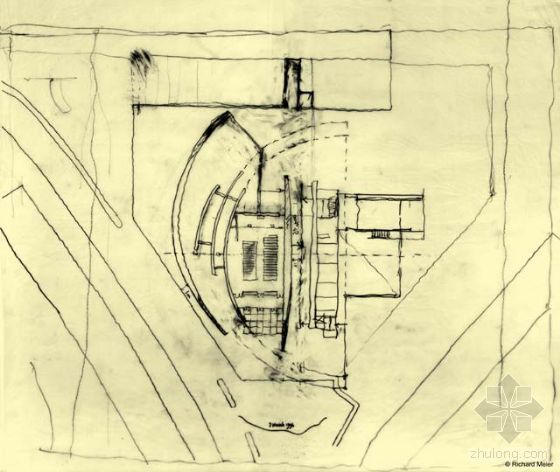 迈耶作品分析资料下载-1984年普利兹克建筑奖获奖者：理查德·迈耶（美国）(一)