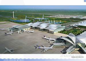 杭州萧山前湾国际机场资料下载-携手香港机场 萧山国际机场二期工程今日开工