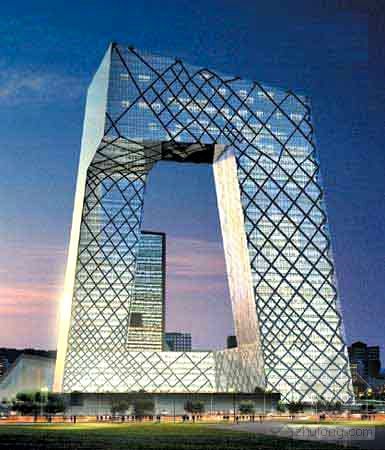 央视大楼建设资料下载-英报：央视新大楼挑战建筑极限