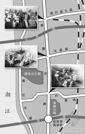 城市副中心控规资料下载-湖南：设计规划敲定 芙蓉北路两厢将建三大中心