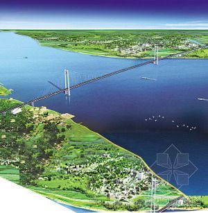 交通量预测四阶段资料下载-南京长江第四大桥昨奠基